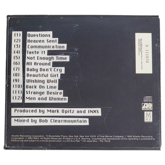 INXS Welcome to Wherever You Are CD - Atlantic 1992 - Picture 3 of 3